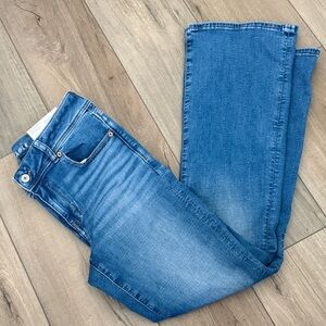 American Eagle Outfitters Next Level Stretch Medium Blue Flare Jeans
